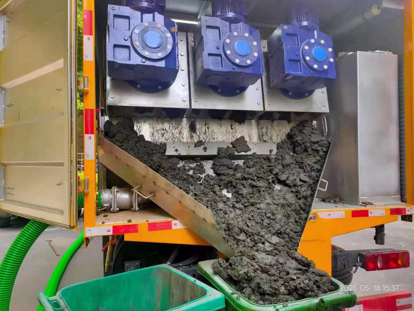 资源化粪池清掏城市维护站-泥浆净化干湿分离处理